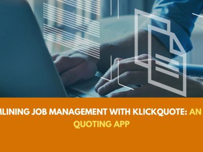 Streamlining Job Management with KlickQuote: An Online Quoting App
